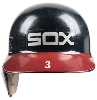 1984-1987 Harold Baines Game Used & Signed Chicago White Sox Batting Helmet (MEARS & Beckett)